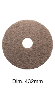 Disco marrone per monospazzola 432MM Marbec | Alta Aggressività