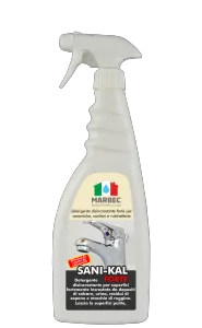 SANI-KAL FORTE 750 ML | MARBEC Detergente disincrostante forte per ceramiche, sanitari e rubinetterie