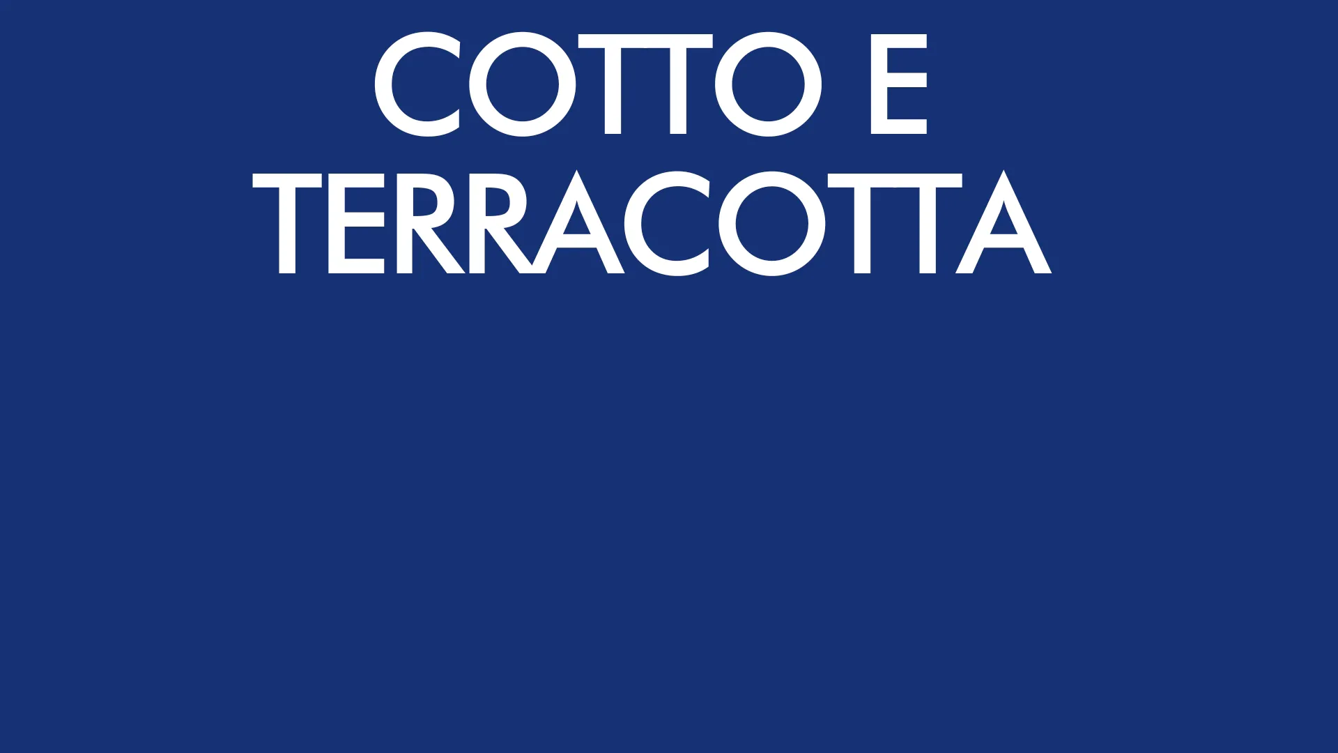 cotto e terracotta