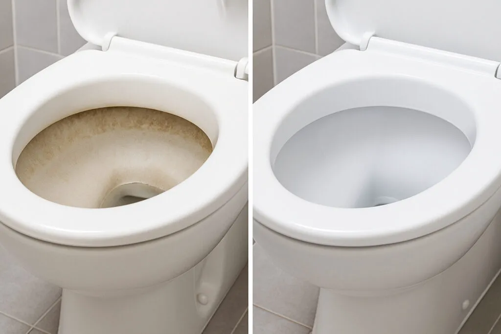 pulizia del bagno