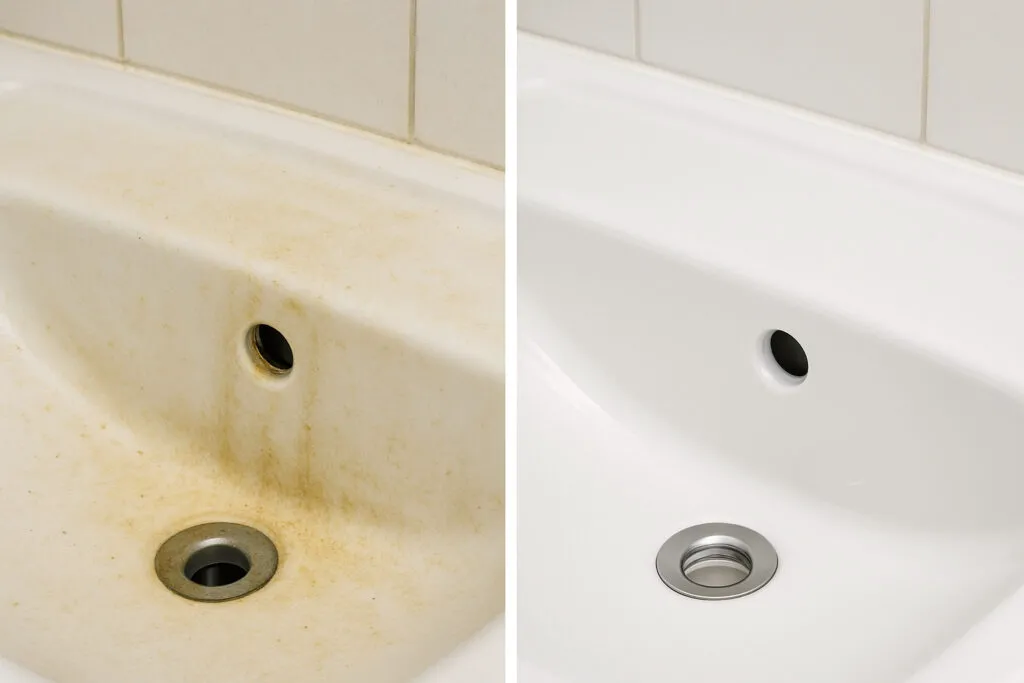 pulizia del bagno