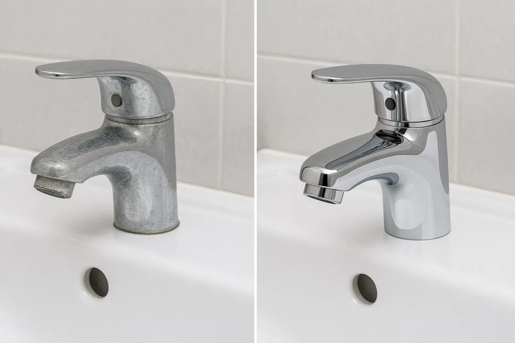 pulizia del bagno