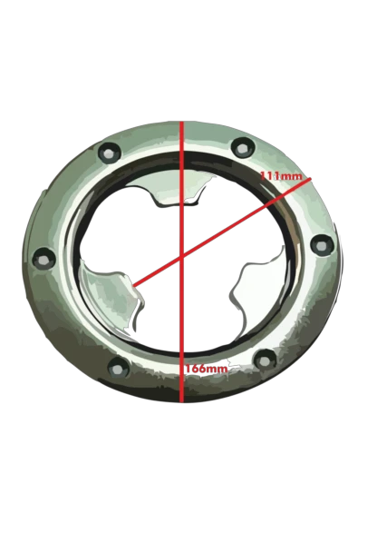 ATTACHMENT FOR STEEL SINGLE-DISC DISCS