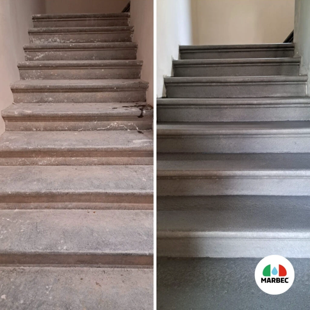 removing cement from floors