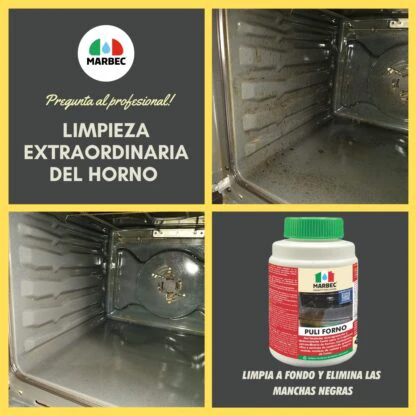 Gel disincrustante para hornos