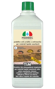 Marbec - TIM 1LT | protettivo anti-umidità e antimacchia   per materiali lapidei assorbenti