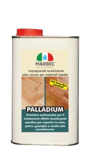 Marbec PALLADIUM 1LT | Agente de impregnación tonificante aceite-ceroso para materiales de piedra