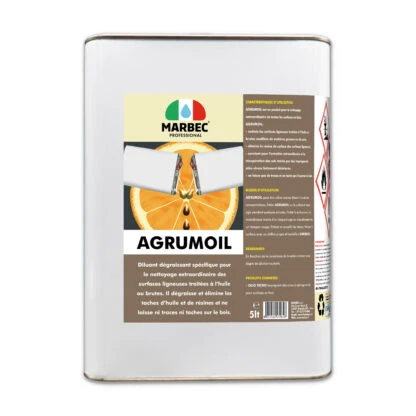 Diluant dégraissant pour bois en d-limonène AGRUMOIL | MARBEC