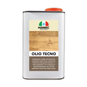 Marbec - OLIO TECNO 1LT Huile d’imprégnation à séchage rapide pour plancher en bois intérieur