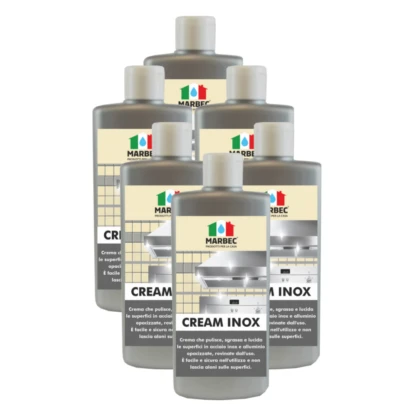 Marbec - CREAM INOX 250GRX6PZ Crème de polissage pour acier inoxydable et aluminium