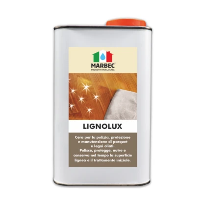Marbec - LIGNOLUX 1LT Cire pour le nettoyage, la protection et l’entretien du parquet et des bois huilés