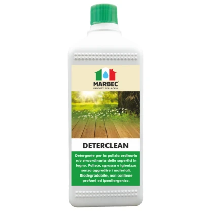 Marbec-DETERCLEAN-Détergent biodégradable hypoallergénique pour le nettoyage du bois et du parquet.