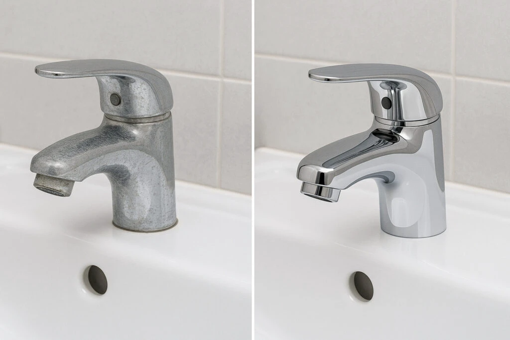 nettoyage de la salle de bain