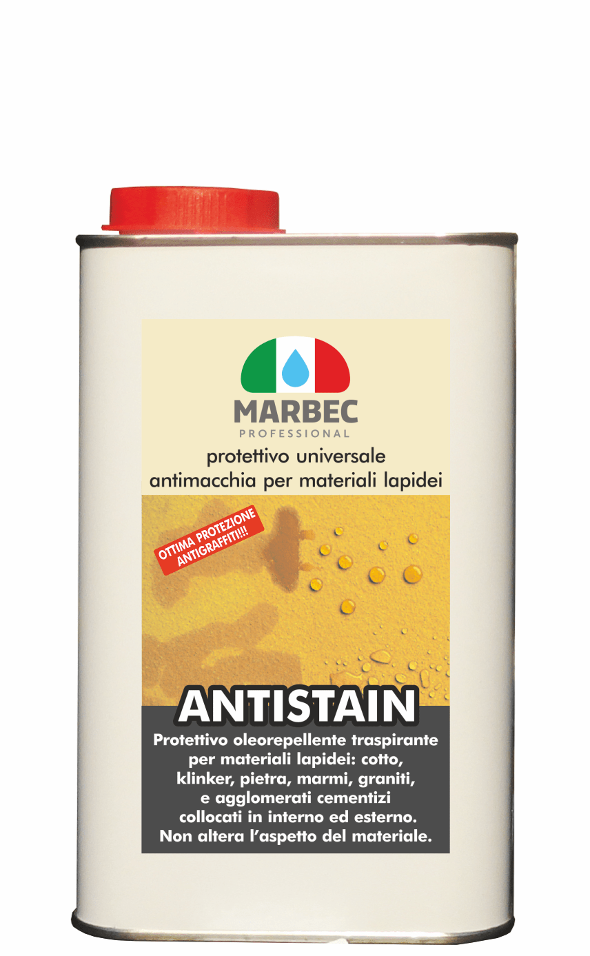 Marbec | ANTISTAIN 1LT Protettivo universale antimacchia per materiali lapidei