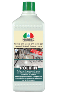 MARBEC | POLIFIN 1LT Finitore anti-usura per materiali lapidei, linoleum e pvc