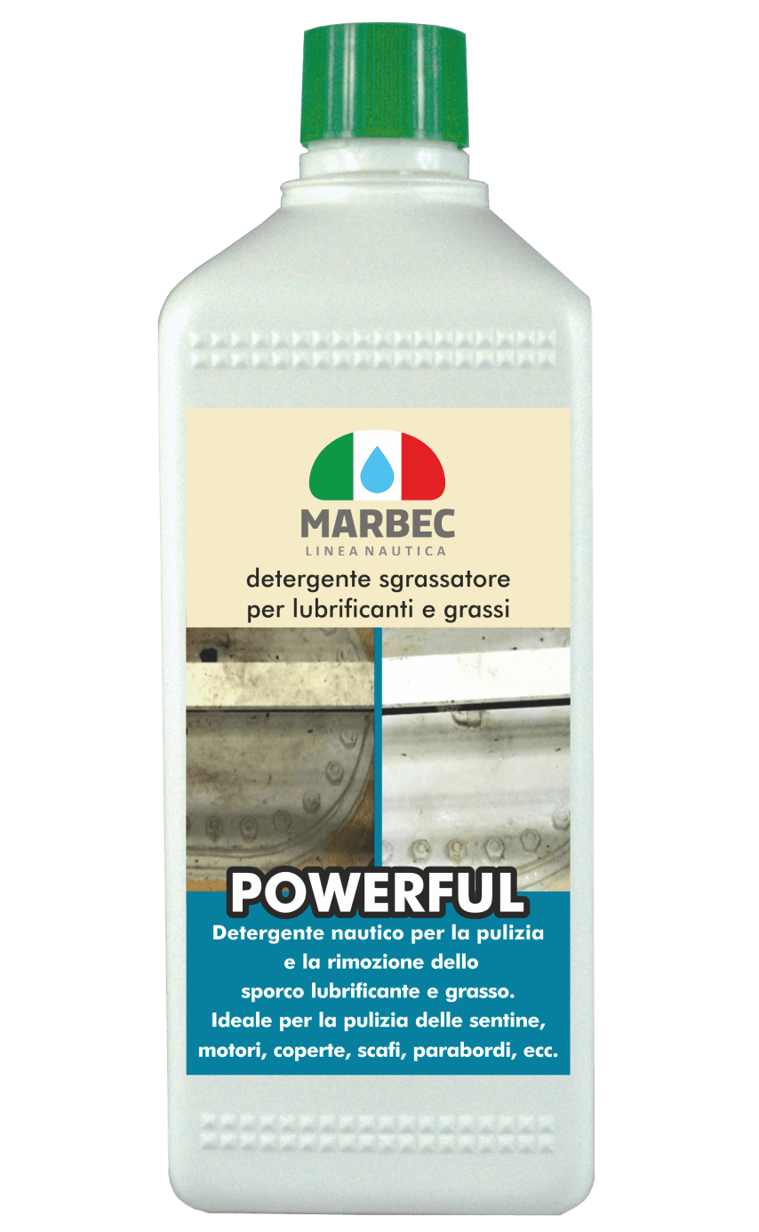 MARBEC | POWERFUL 1LT Detergente sgrassatore per oli lubrificanti e grassi