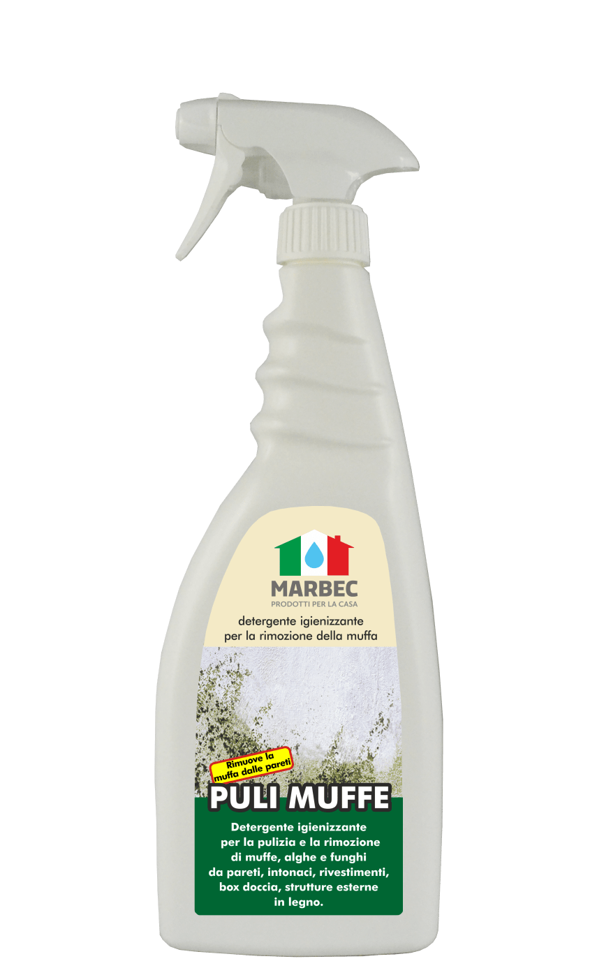Marbec PULI MUFFE 750ml | Detergente igienizzante per la rimozione della muffa