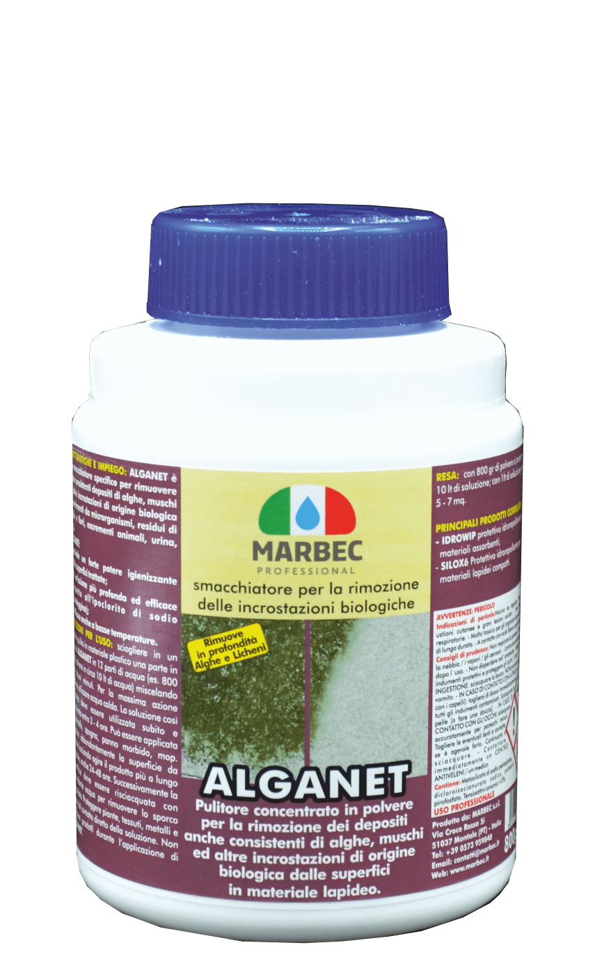 MARBEC | ALGANET 800gr Quitamanchas para la eliminación de incrustaciones biológicas