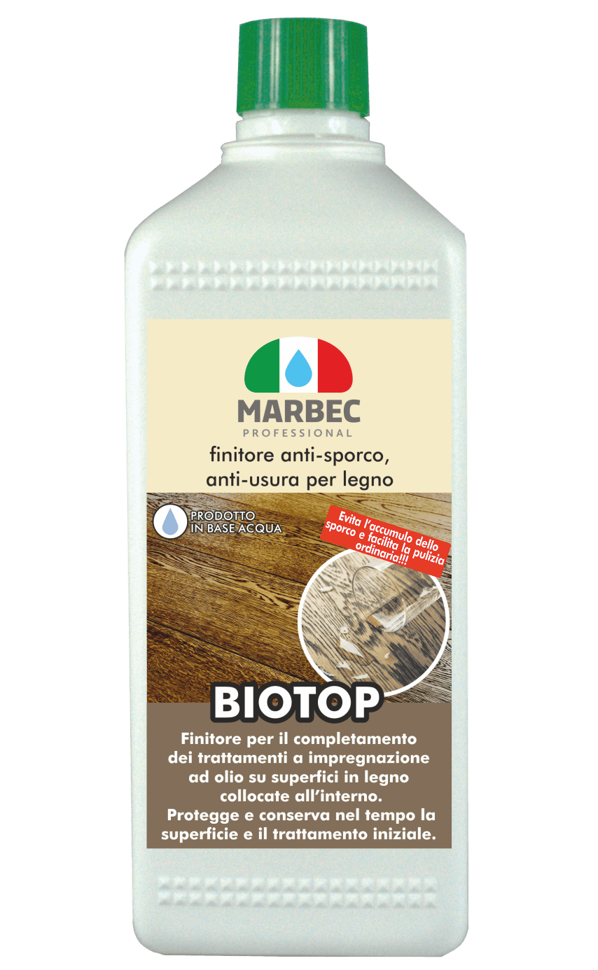 MARBEC | BIOTOP 1lt Finitore anti-sporco, anti-usura per legno