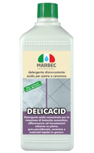 MARBEC | DELICACID 20LT Detergente disincrostante acido per pietre e ceramica