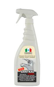 SANI-KAL FORTE 750 ML | MARBEC Detergente disincrostante forte per ceramiche, sanitari e rubinetterie