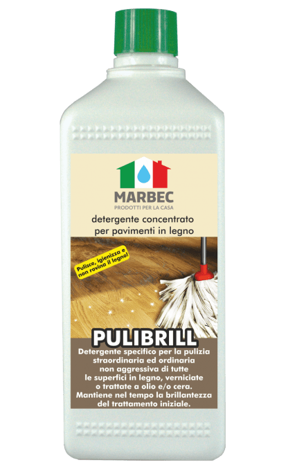 Marbec-Pulibrill-Détergent désinfectant concentré pour parquets.