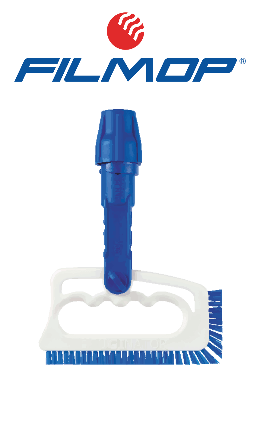 spazzola con bocchettone in PBT blu per pulizia fughe FUGINATOR FILMOP | MARBEC