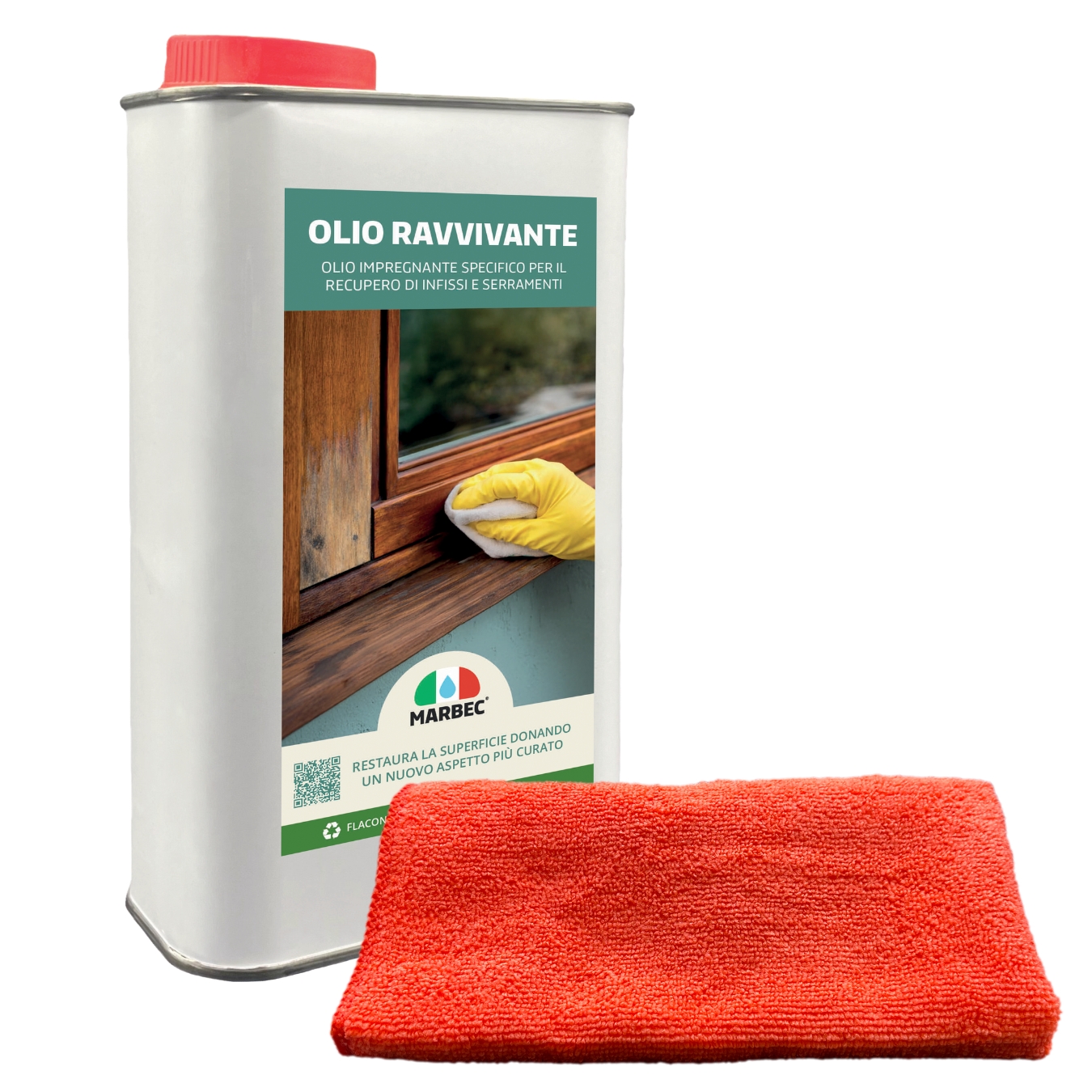 Olio Ravvivante - 1lt + Panno