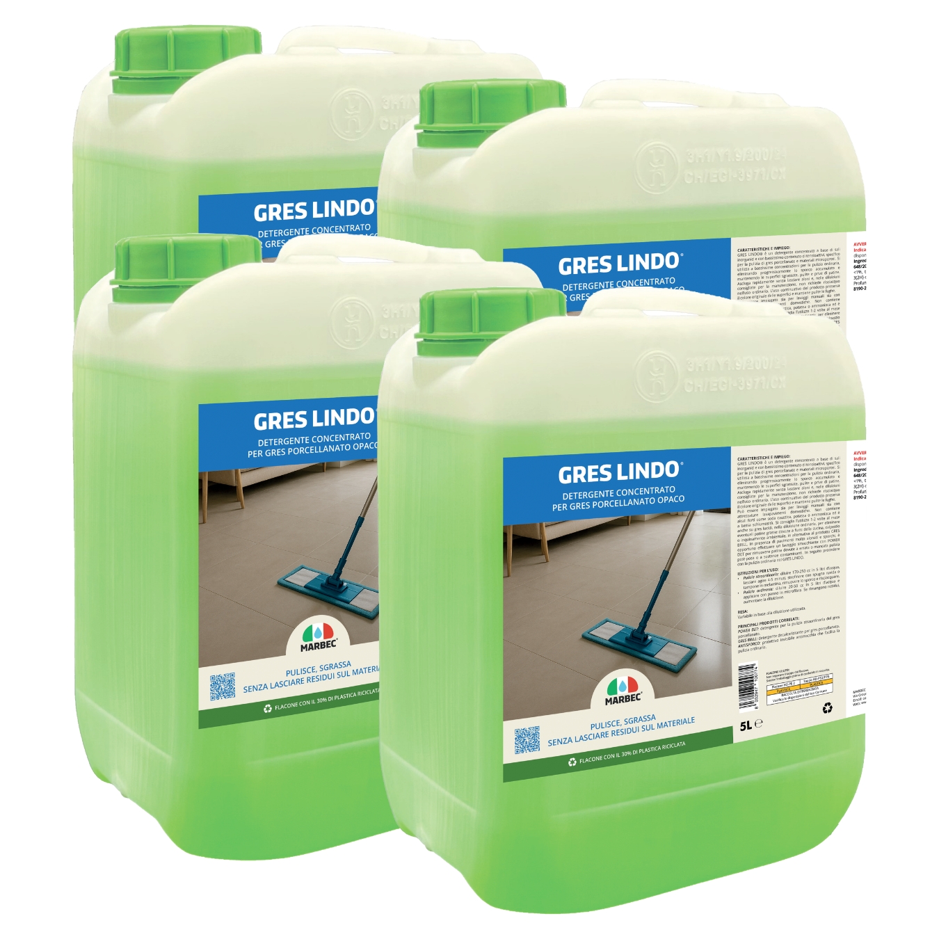 Gres Lindo® - 5lt x 4pezzi