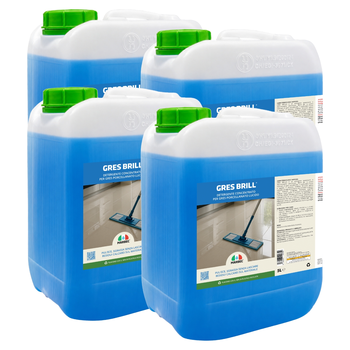 Gres Brill® - 5lt x 4pezzi