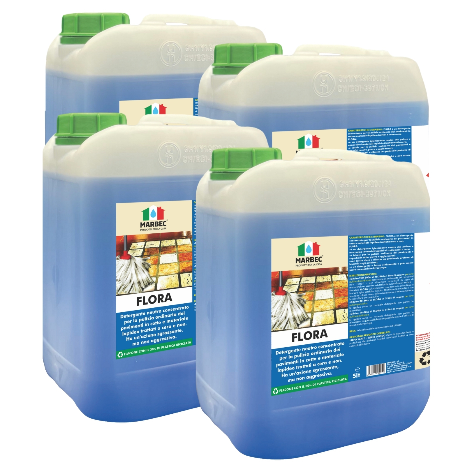 Flora - 5lt x 4pezzi