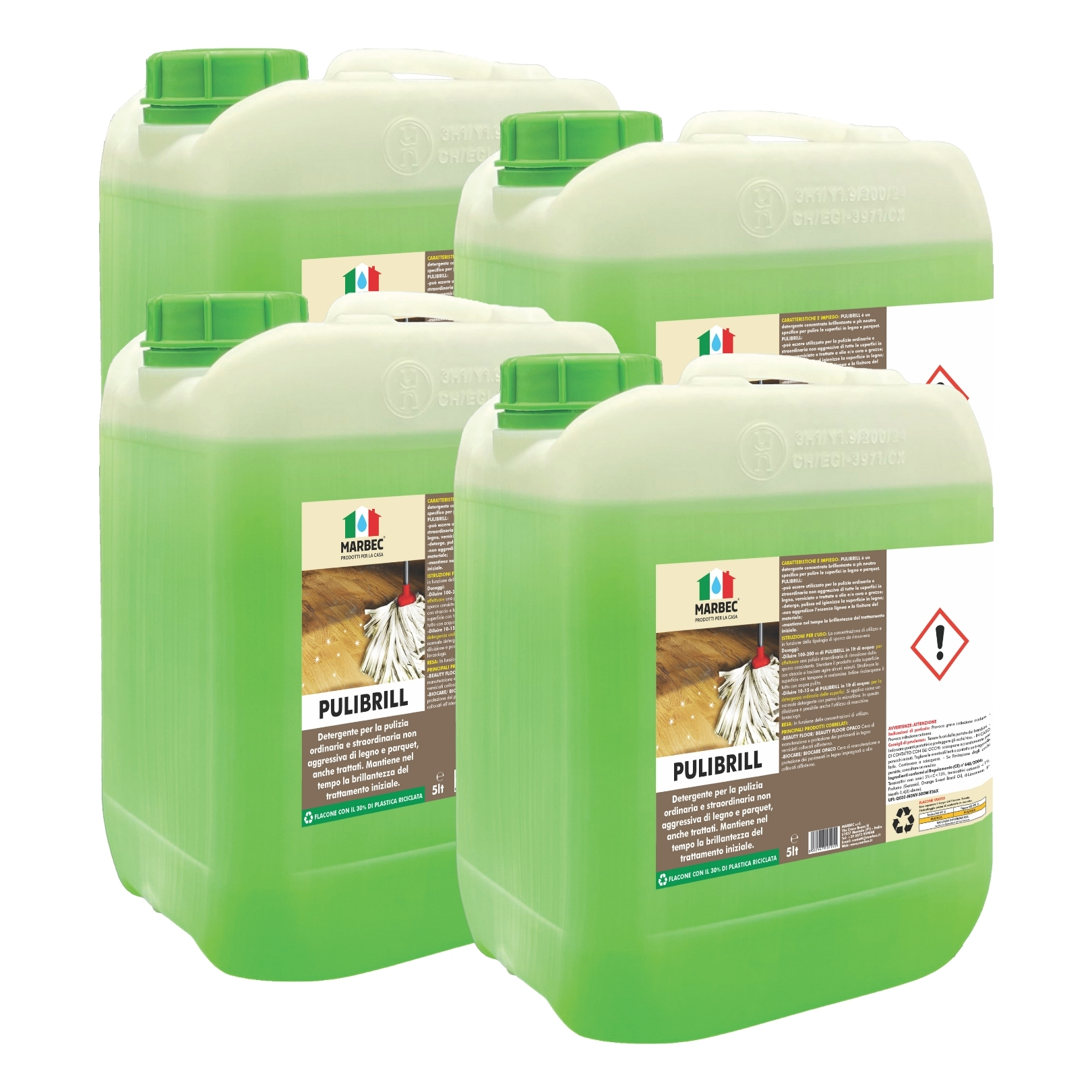 Pulibrill® - 5lt x 4pezzi