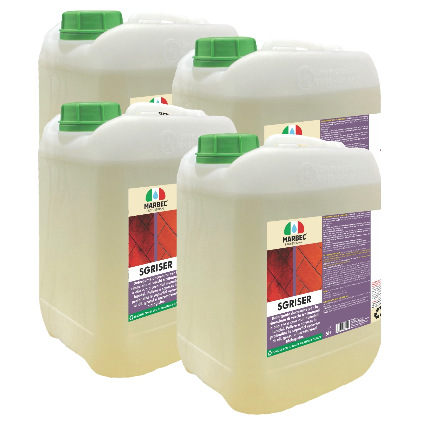 Sgriser® - 5lt x 4pezzi