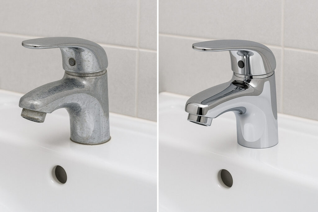 pulizia del bagno